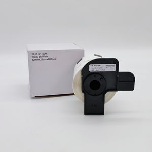 <span class=keywords><strong>Bonne</strong></span> qualité DK11209 Compatible continu 62mm * 29mm auto-adhésif blanc papier <span class=keywords><strong>adresse</strong></span> étiquette ruban Dk11209 pour imprimante Brother QL - Product Image 6