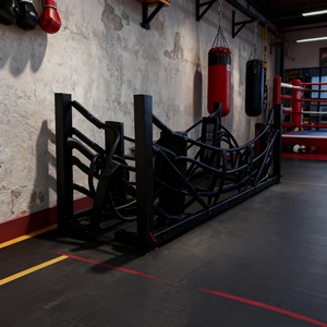 Anneau de <span class=keywords><strong>boxe</strong></span> et de Muay Thai professionnel pliable 16/16, anneau de compétition monté au sol à vendre - Product Image 5