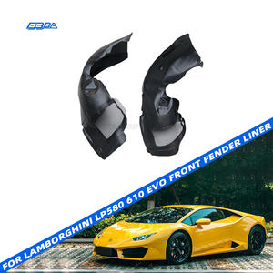 For Lamborghini Huracan LP580-6 610 EVO Front Fender Liners Black Brand New <b>Wheel</b> Arch Liner OE 4T0821171C 4T0821172C - Product Image 2