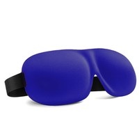 Masque pour les yeux 3D en polyester, doux, respirant, bloquant la lumière, sans pression, utilisable en toutes saisons, vente chaude