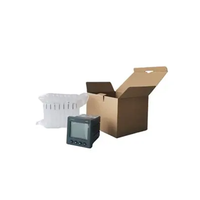 Compteur d'énergie triphasé Acrel AMC96L avec écran LCD de type panneau, 45-65Hz, RS485 Modbus-RTU, 660V AC, pour la surveillance de l'énergie solaire des postes de transformation