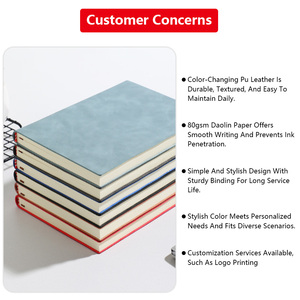 Copertine per Quaderni in Pelle di Pecora con Logo Personalizzato, Taccuini A5 su Misura, <span class=keywords><strong>Libri</strong></span> di Registrazione e Blocco Note Rinforzati, Vendita all'Ingrosso - Product Image 6