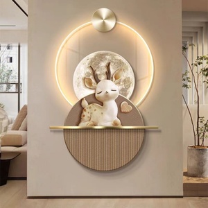 Cuadro de Lujo con Luz LED Dorada, Arte de Pared en Aleación de Aluminio, Impresión de Naturaleza Muerta en Lienzo, Pintura al Óleo de Porcelana de Cristal de Lujo para el Hogar - Product Image 6