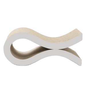 Arbre à chat en forme de pieuvre en carton ondulé, design unique, écologique, avec surface en carton et papier imprimé, multifonctionnel - Product Image 3