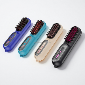 Plancha de Pelo a Batería con Calentamiento Rápido, Temperatura Máxima de 190°C, Cepillo Alisador de Pelo, Venta al por Mayor de Fábrica, Alta Calidad - Product Image 3