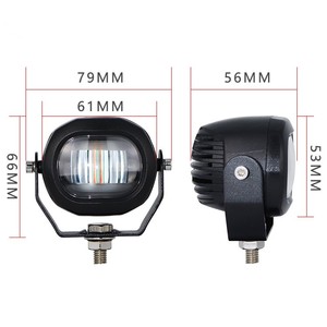 Feux de signalisation LED rouge/bleu pour camion, lampe de sécurité pour chariot élévateur, LED - Product Image 2