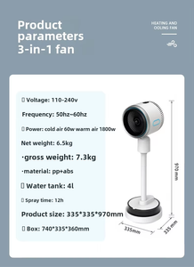 AC <strong>Cooler</strong> <strong>Fan</strong> With Programmable Timer and Sleep Mode for <strong>Bedroom</strong> Cooling <strong>Fan</strong> - Product Image 6
