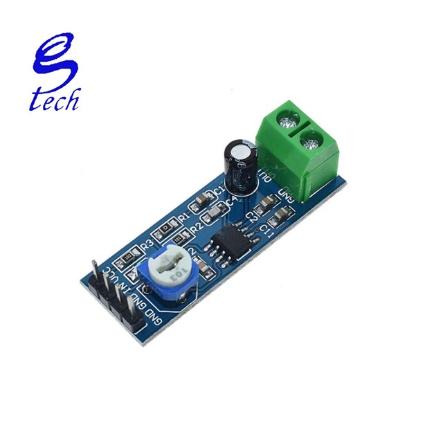Good Price LM386 Audio Power Amplifier Board 200 Times Gain Mono Power Amplifier with 5V-12V Input for Power Driver Modules
