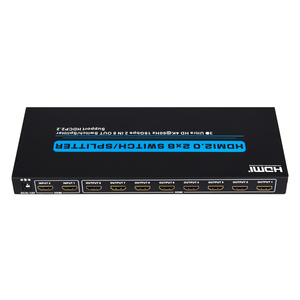 Đủ Cổ Phiếu Cổ Phiếu Cho Hot Bán <span class=keywords><strong>2x8</strong></span> <span class=keywords><strong>HDMI</strong></span> 3D Đúng Ma Trận Chuyển Đổi Splitter 2 Trong Nguồn 8 out Hiển Thị W/Từ Xa 4K - Product Image 5