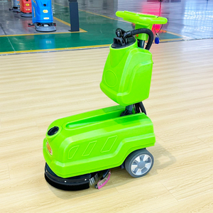 手押し式電動業務用床洗浄機（24Vバッテリー、サイドブラシ付き）スーパーマーケット、ショッピングモール、小売店向け - Product Image 3