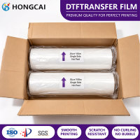 Film DTF mat double face A3/A4 de 30/33/44/60 cm, film de transfert thermique à libération de chaleur, film PET pour impression DTF sur T-shirt et vêtements