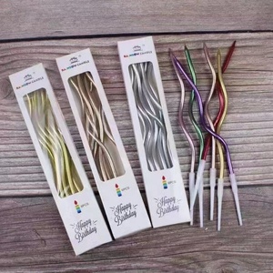 Candele a Spirale Colorate Personalizzate per Torte di Compleanno e Decorazioni Matrimoniali, Grado Alimentare BRC - Product Image 2