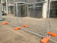 Clôtures en acier temporaires sur les chantiers de construction australiens, exportation de commerce extérieur, contrôle des foules, barrières d'isolation, barrières de circulation