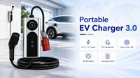 Shineyou MWB-T2-5M-3.0 Nouveau chargeur portable pour véhicules électriques NACS/SAE J1772 IP67 WiFi certifié TUV 3.5/7/9/12KW 110/240V monophasé
