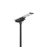 Lampadaire solaire LED avec boîte à batterie extractible 60W, capteur PIR, étanche IP66, batterie LiFePO4, éclairage routier, angle de faisceau 140°, IK10