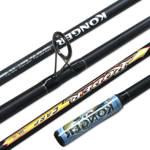 <span class=keywords><strong>Canne</strong></span> à pêche spinning en carbone articulée en 3 sections, action rapide moyenne, guides en céramique, poignée composite, pour la pêche aux leurres en eau douce et salée, <span class=keywords><strong>carpe</strong></span> - Product Image 2