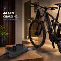 Chargeur de batterie 42V4A, chargeur de batterie lithium 36V, chargeur de batterie Lifepo4 pour vélo électrique, pour Yamaha 500Wh 625Wh 630Wh