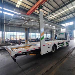 Camion porte-voitures Isuzu 4x2 diesel manuel multi-essieux semi-remorque 18T pour le transport de véhicules en Chine - Product Image 6