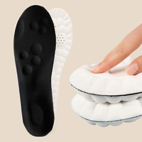 Semelles intérieures sport 4D en latex, souples, haute élasticité, respirantes, désodorisantes, absorption des chocs, pour chaussures et accessoires d'enfants