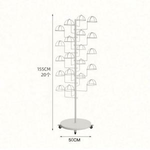 Clothing Store Sun <b>Hat</b> Storage Shelf Floor Child Store Multi-layer <b>Hat</b> Rack Display Rack <b>Hat</b> <b>Holder</b> Mobile - Product Image 2