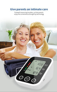 Appareil de pression artérielle numérique précis Moniteur de fréquence cardiaque 2x199 Mémoire Bras électrique BP - Product Image 2