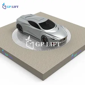 heavy duty rotating display stand turntable 360degree rotating car turntable turning platform garage parking car turntable