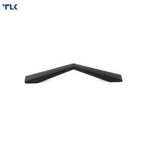 Kenop Lemari Dapur Modern Warna Hitam <span class=keywords><strong>Matte</strong></span>, Gagang Tarik Pintu Kabinet Dapur dari Paduan Seng - Product Image 1