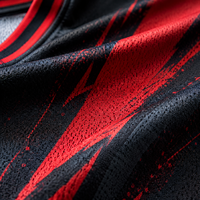 Camiseta de Fútbol Moderna a Rayas Personalizada con Sublimación de Tinta Italiana para Equipos Corporativos
