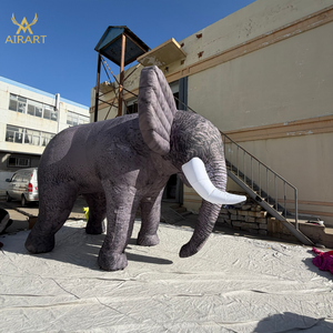 Modèle d'éléphant sauvage gonflable <span class=keywords><strong>de</strong></span> 5 m <span class=keywords><strong>de</strong></span> long pour exposition muséale, accessoire <span class=keywords><strong>de</strong></span> fête pour enfants - Product Image 6
