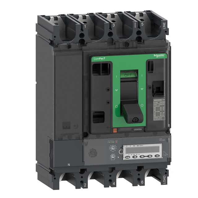 schneider Mccb Circuit Breaker NSX630HB2 MIC2.3 630 4P F  	C63W42D630 NSX630HB2 MIC5.3E 630 4P F  	C63W45E630