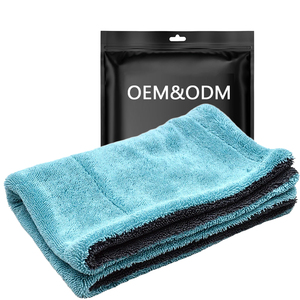 Serviette de séchage en microfibre <span class=keywords><strong>à</strong></span> boucles torsadées pour voiture, portable, facile <span class=keywords><strong>à</strong></span> ranger, pour le démaquillage, <span class=keywords><strong>la</strong></span> vaisselle, le séchage des mains, l'entretien automobile, serviette de nettoyage - Product Image 1
