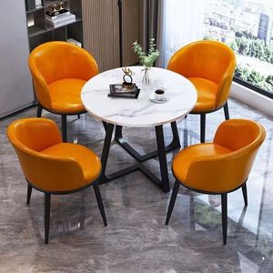 Modern <b>Dining</b> <b>Table</b> Sets 4 Chairs <b>Dining</b> <b>Table</b> <b>Wooden</b> Restaurant Cafe Chatting <b>Table</b> - Product Image 3