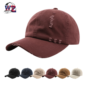 Bán buôn tùy chỉnh thêu logo CHA rắn màu mũ phong cách hip hop tùy chỉnh bông cổ điển trống Mũ bóng chày - Product Image 1