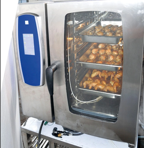 Grace-Quemador comercial francés para Pizza, parrilla para hornear pan, horno combinado eléctrico de acero inoxidable 201, 30-80 bandeja, 30-350 ℃, respetuoso con el medio ambiente - Product Image 3