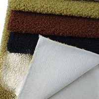Tissu en velours Teddy classique tricoté 100 % polyester de haute qualité, très populaire, pour les applications de décoration intérieure