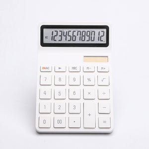 Calculatrice de bureau, d'école et de maison personnalisée avec écran LCD, boutons sensibles, alimentation solaire et batterie, calculatrice standard à double alimentation - Product Image 1