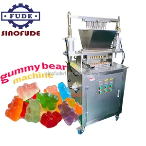 آلة توزيع الحلوى المطاطية الغنية بالفيتامينات، معدات حلوى شبه آلية، آلة الحلوى الطرية بتخفيضات كبيرة