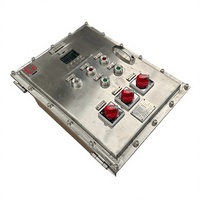 Boîtier de commande d'éclairage antidéflagrant IECEx & ATEX Ex d IIB T6 Gb IP66 SS316L 25A pour systèmes électriques industriels
