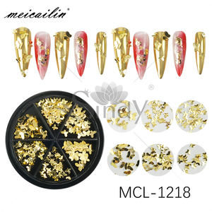 Forniture per unghie farfalla rame lucido 3d in lega d'arte Nai Charm arte decorazione per Nail Art - Product Image 2