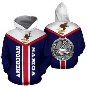 Áo hoodie sang trọng cho nam người Mỹ SAMOA là quê hương của tôi Áo nỉ quá khổ Áo trùm đầu thời trang dài tay hip-hop thời trang dạo phố hàng đầu