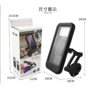 Porta telefono bicicletta moto 360 rotazione Touch Screen nero impermeabile supporto universale - Product Image 1