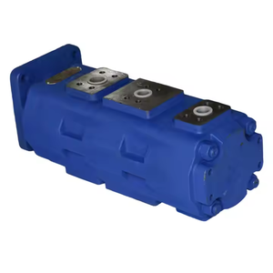 Repuestos Hidráulicos para Cargadora de Ruedas: Bomba Hidráulica Doble de Hierro Fundido Negro/Azul con Eje Estriado, Venta al por Mayor - Product Image 4