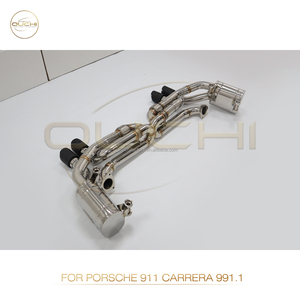 Échappement arrière OUCHI en acier inoxydable avec soupape à sonorité aiguisée pour Porsche <span class=keywords><strong>911</strong></span> Carrera 991.1 2012-2015 3.4L Garantie 1 an - Product Image 2