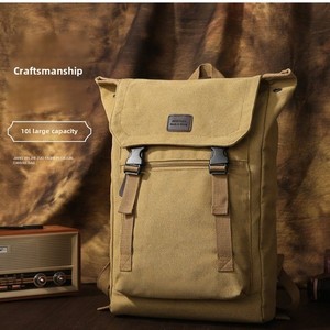 Men's Large Capacity Multi-Functional <b>Backpack</b> Wholesale Waterproof Student School Travel Laptop Bag Made Polyester PU - Product Image 3