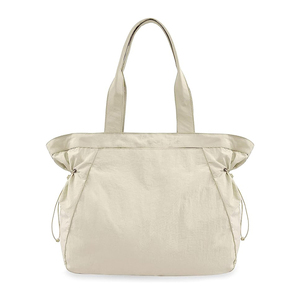 Bolsa de lona de nailon con logotipo personalizado, bolsa de mano de 18l para compras de fin de semana, bolsa de playa para mujer, bolsa de viaje - Product Image 4