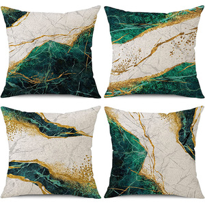 Linen bông sang trọng trừu tượng in thiết kế kết cấu bằng đá cẩm thạch gối cove sang trọng mùa hè tùy chỉnh gối trường hợp - Product Image 5