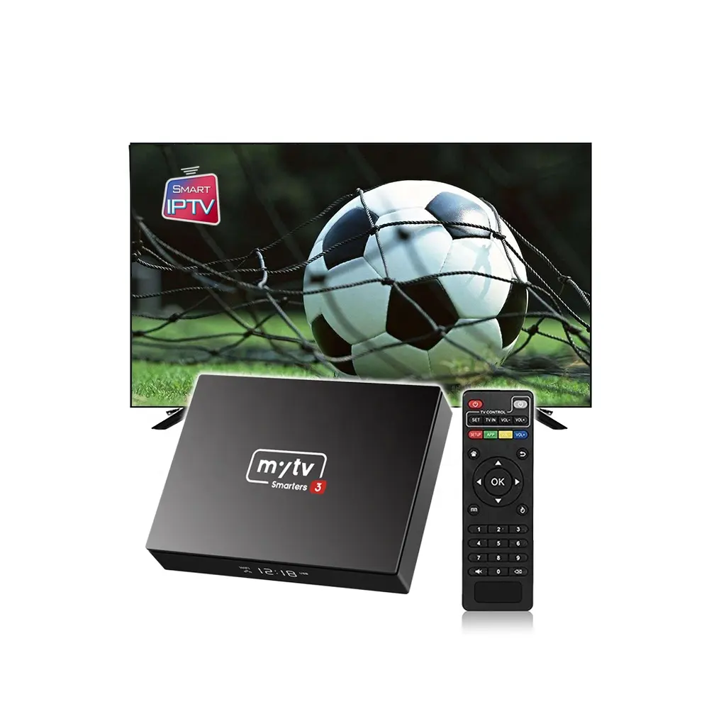 Smart TV Box Mytv smartters 3 player 4k support IP TV M3U interface free test Android 11 set-top box subscription 24 hours test