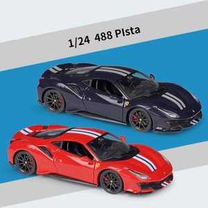 Venta caliente escala 1:24 488 <span class=keywords><strong>Pista</strong></span> aleación Juguetes Coche modelo simulación Metal coche juguetes Diecast coche para niños adultos colección regalo - Product Image 2