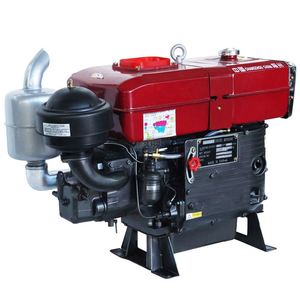 Moteur diesel monocylindre 4 temps Aokai ZS1100 pour machines agricoles, refroidi par eau, démarrage électrique, 28 CV, 16,18 kW, Euro - Product Image 1