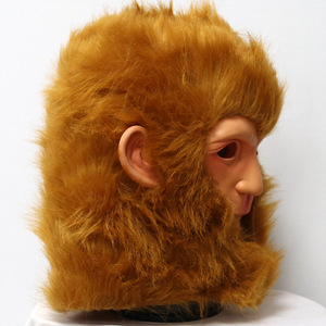 Máscara de Látex de Sun Wukong, Talla Única, Accesorio de Disfraz de Halloween, Cosplay, Juego de Roles, Actuación en Escenario, Accesorio de Maquillaje - Product Image 5